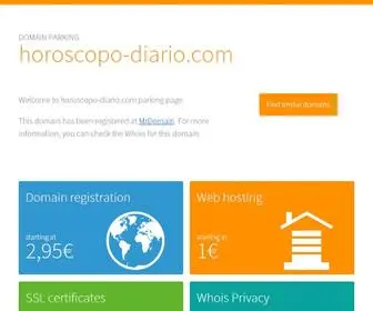 Horoscopo-Diario.com(Registrado en DonDominio) Screenshot