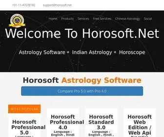 Horosoft.in(Horosoft Astrology Software and Free Horoscope) Screenshot