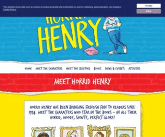 Horridhenry.co.uk(Horrid Henry) Screenshot