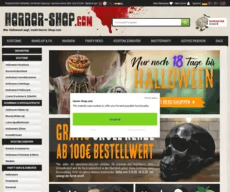 Horror-Shop.de(Halloween Shop für Kostüme) Screenshot