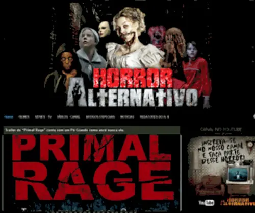 Horroralternativo.com.br(HORROR ALTERNATIVO) Screenshot
