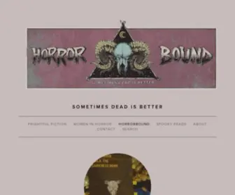 Horrorbound.net(Horror Bound) Screenshot