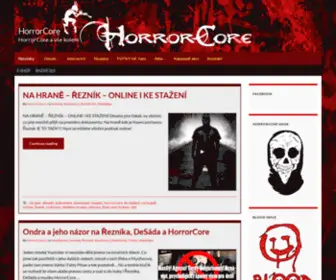 Horrorcore.cz(HorrorCore a vše kolem) Screenshot