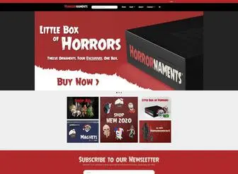 Horrornaments.com(Home) Screenshot