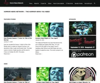 Horrornewsnetwork.net(Horror News Network) Screenshot