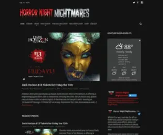 Horrornightnightmares.com(Horror Night Nightmares) Screenshot