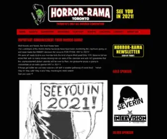 Horrorramacanada.com(IMPORTANT ANNOUNCEMENT FROM HORROR) Screenshot