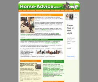 Horse-Advice.com(Horse Advice) Screenshot