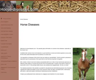 Horse-Diseases.com(Horse Diseases) Screenshot