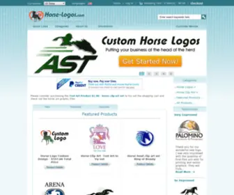 Horse-Logos.com(Custom Horse Logos) Screenshot