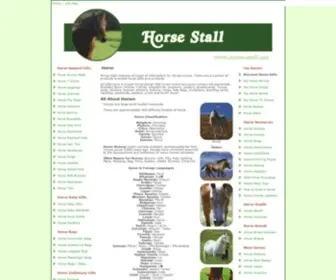Horse-Stall.net(Learn About Horses) Screenshot