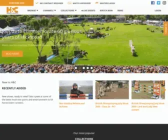 Horseandcountry.tv(Horse &amp; Country TV) Screenshot