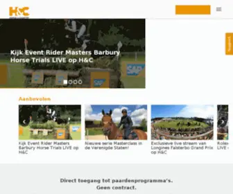 Horseandcountrytv.nl(Horseandcountrytv) Screenshot