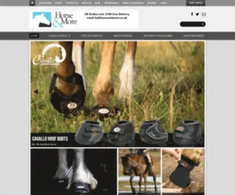 Horseandmore.co.uk(Horse Hoof Boots from Cavallo) Screenshot