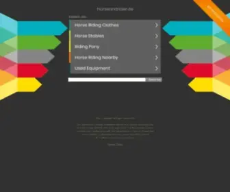 Horseandrider.de(Steht zum Verkauf) Screenshot