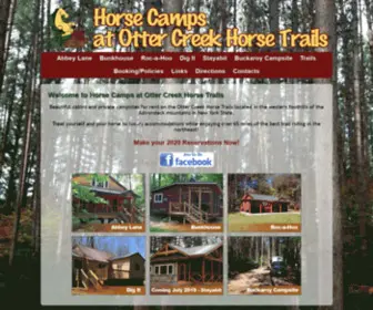 Horsecampsatottercreek.com(Horse Camps at Otter Creek ..Lewis County Adirondack Tughill New York Region) Screenshot