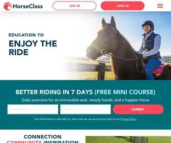 Horseclass.com(Education To Enjoy The Ride) Screenshot