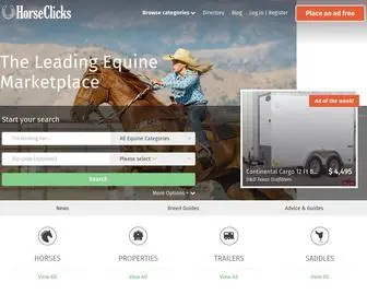 Horseclicks.com(Buy and Sell Horses Online) Screenshot