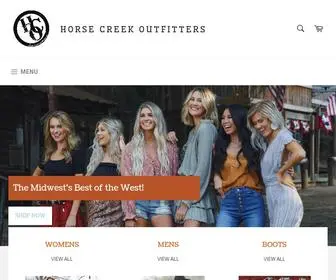 Horsecreekoutfitters.com(Horse Creek Outfitters) Screenshot