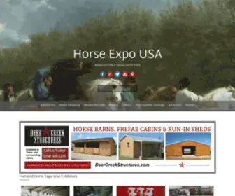 Horseexpousa.com(Horse Expo USA) Screenshot