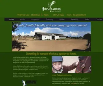 Horsefeathersequine.com(HorseFeathers Equine Facility) Screenshot