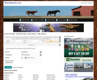 Horsefinders.com(Horses for sale) Screenshot