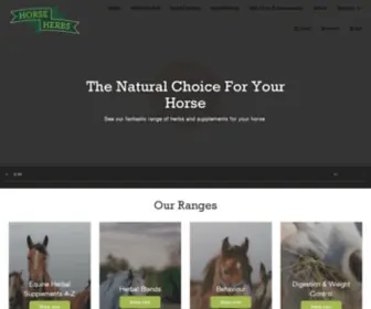 Horseherbs.co.uk(Equine Herbs & Supplements) Screenshot