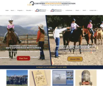 Horseinstructor.pro(Find CHA Certified Equine Professionals) Screenshot