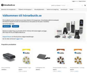 Horselbutik.se(Hörselhjälpmedel & tillbehör till dina hörapparater) Screenshot