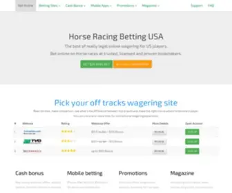 Horseracingbettingusa.com Screenshot