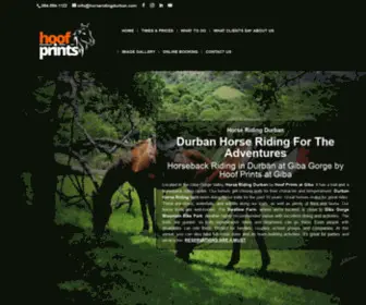 Horseridingdurban.com(Horse Riding Durban) Screenshot