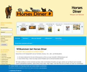 Horses-Diner.de(Willkommen bei Horses Diner) Screenshot