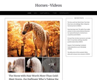Horses-Videos.com(Horses Videos) Screenshot