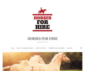 Horsesforhire.net(Horses for Hire) Screenshot