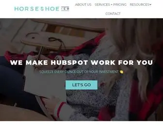 Horseshoeco.com(Horseshoe + co) Screenshot