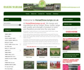 Horseshowjumps.co.uk(We supply quality horse show jumps and agricultural equipment) Screenshot