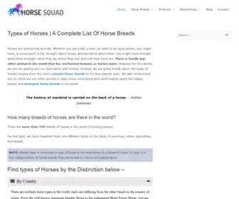 Horsesquad.com(Horse Squad) Screenshot