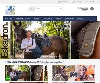 Horsestar.de(Dein Onlineshop für Exclusive Reitsportartikel und Outdoorbekleidung) Screenshot