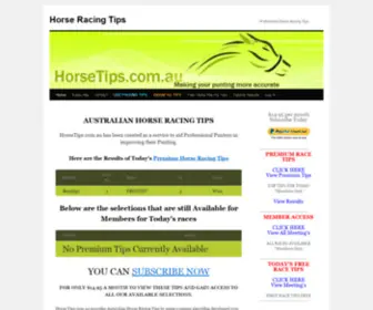 Horsetips.com.au(Horse Tips) Screenshot