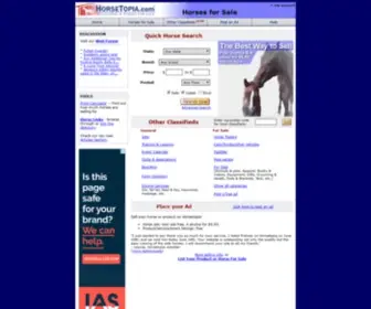 Horsetopia.com(Horses for Sale and Horse Classifieds) Screenshot