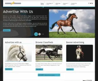Horsetrader.co.za(Horse Trader South Africa) Screenshot