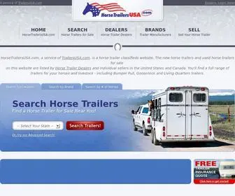 Horsetrailersusa.com(Horse Trailer Classifieds) Screenshot