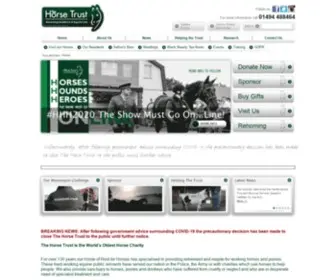 Horsetrust.org.uk(The Horse Trust) Screenshot