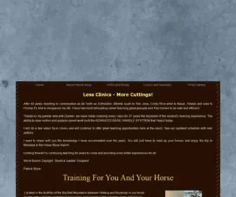 Horsewyse.com(Horsewyse Instruction) Screenshot