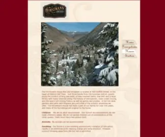 Horstmannhousebb.com(Horstmann Bed and Breakfast Georgetorn Colorado) Screenshot