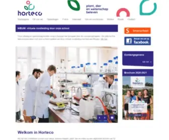 Horteco.be(Startpagina) Screenshot