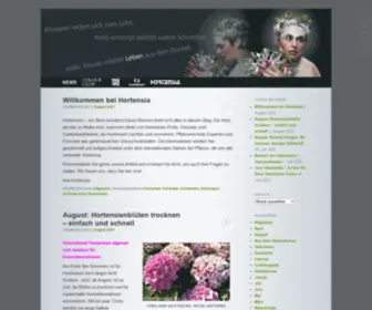 Hortensien.eu(Hortensia) Screenshot