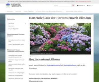 Hortensien.net(Hortensienträume) Screenshot