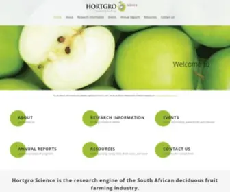 Hortgro-Science.co.za(Hortgro Science) Screenshot