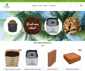 Hortgrow.com(HortGrow Solutions) Screenshot